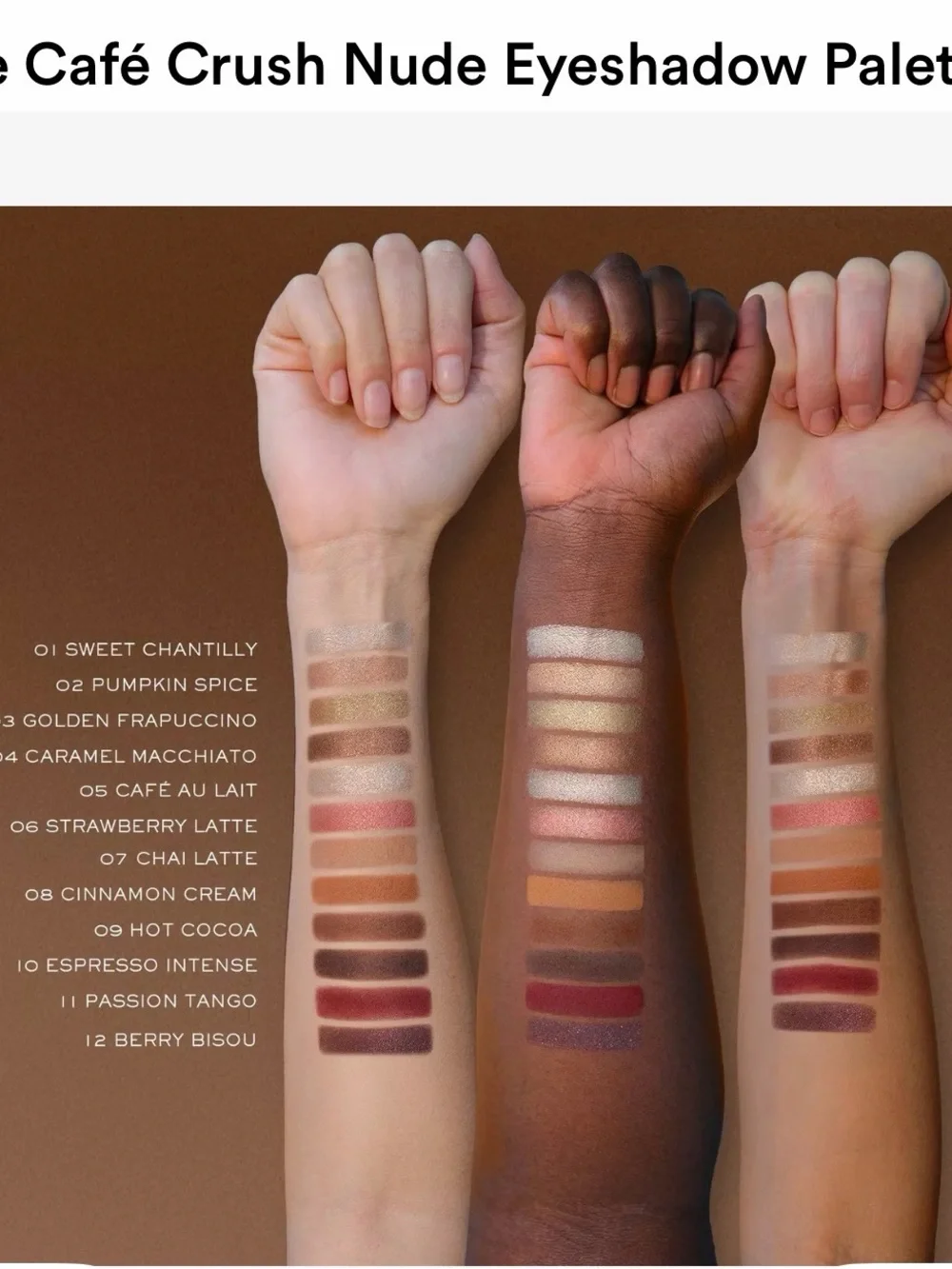 Idôle Café Crush Nude Eyeshadow Palette